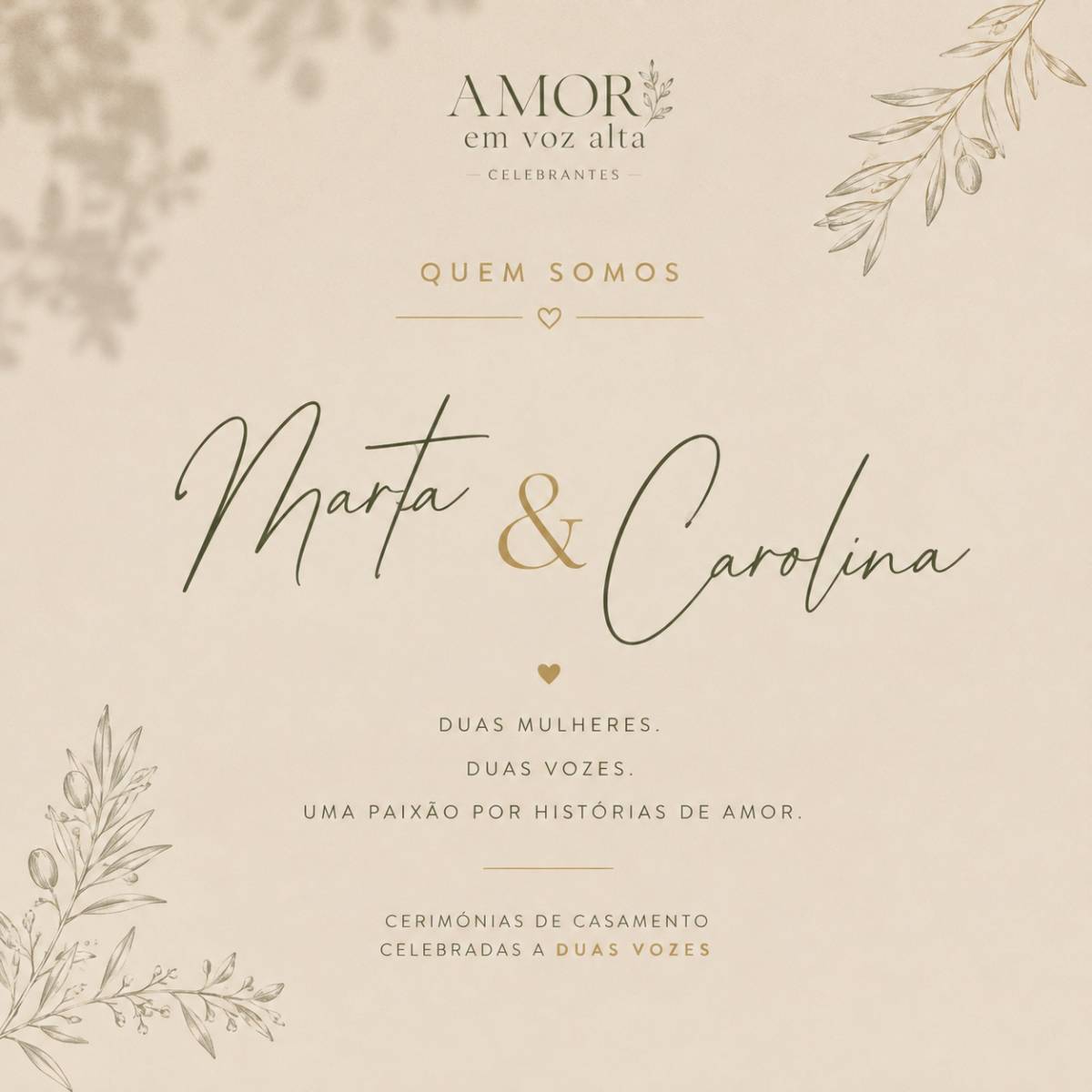 Amor em Voz Alta - Cascais - Oficiante de bodas