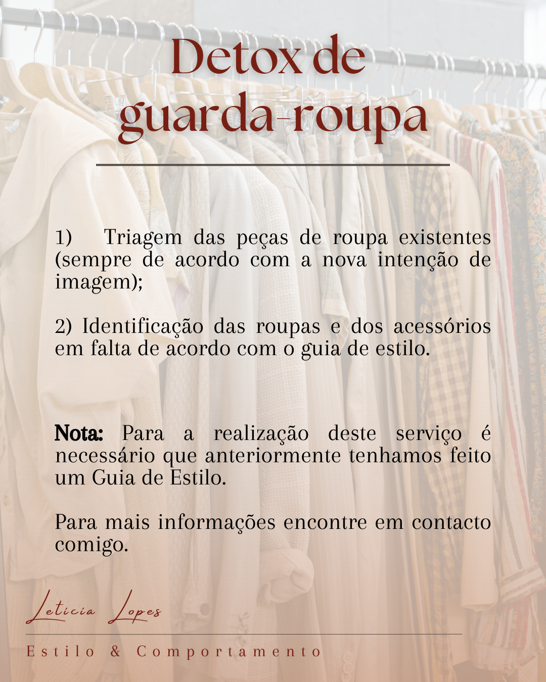 Letícia Lopes | Consultora de Imagem e Estilo - Sintra - Personal Shopper