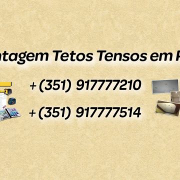 Teto Tenso em PVC - Sintra - Blocos de Vidro