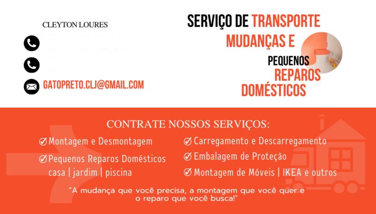 Gato Preto - Transportes, Mudanças e Pequenos Reparos Domésticos - Póvoa de Varzim - Mudança de Longa Distância