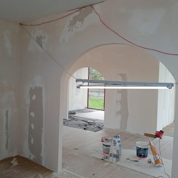 Pladur, piso flutuante, pintura - Torres Vedras - Concrete Flooring Installation