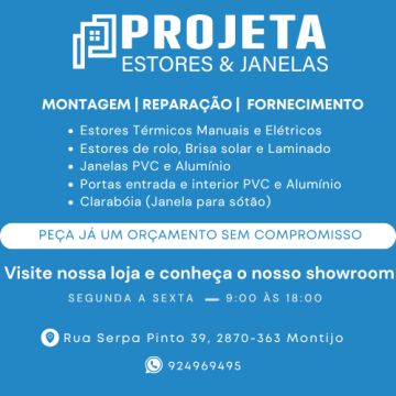 Projeta Estores e Janelas - Montijo - Instalação de Marquises