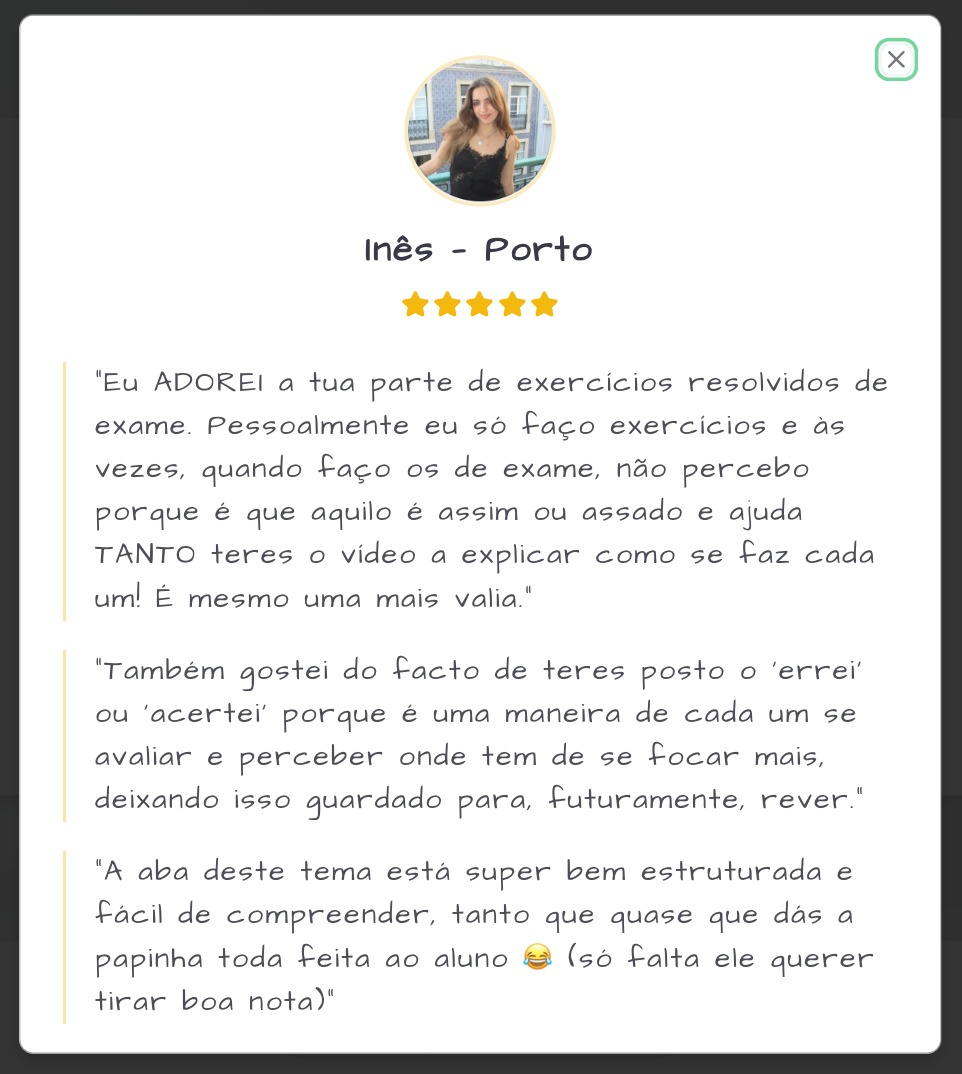 Matemática A — Programa Completo até ao Exame Nacional - Porto - Nachhilfe für das Abitur in Mathematik (Klasse 9-12)