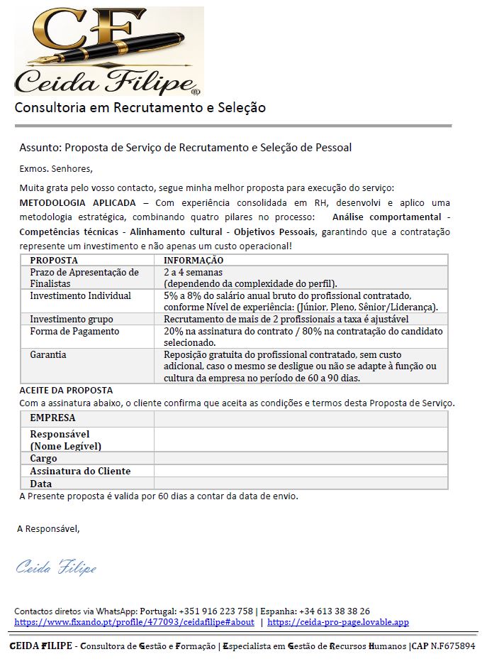 Ceida Filipe - Consultora de Gestão e Recursos Humanos - Lisboa - Fotografia Comercial