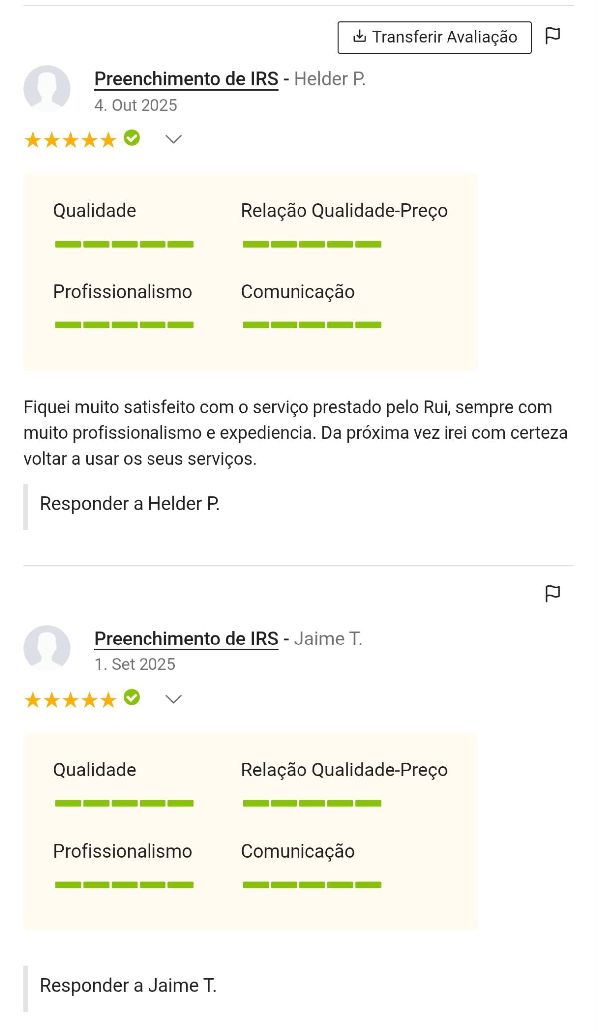 Rui Martins - Setúbal - Preenchimento de IRS