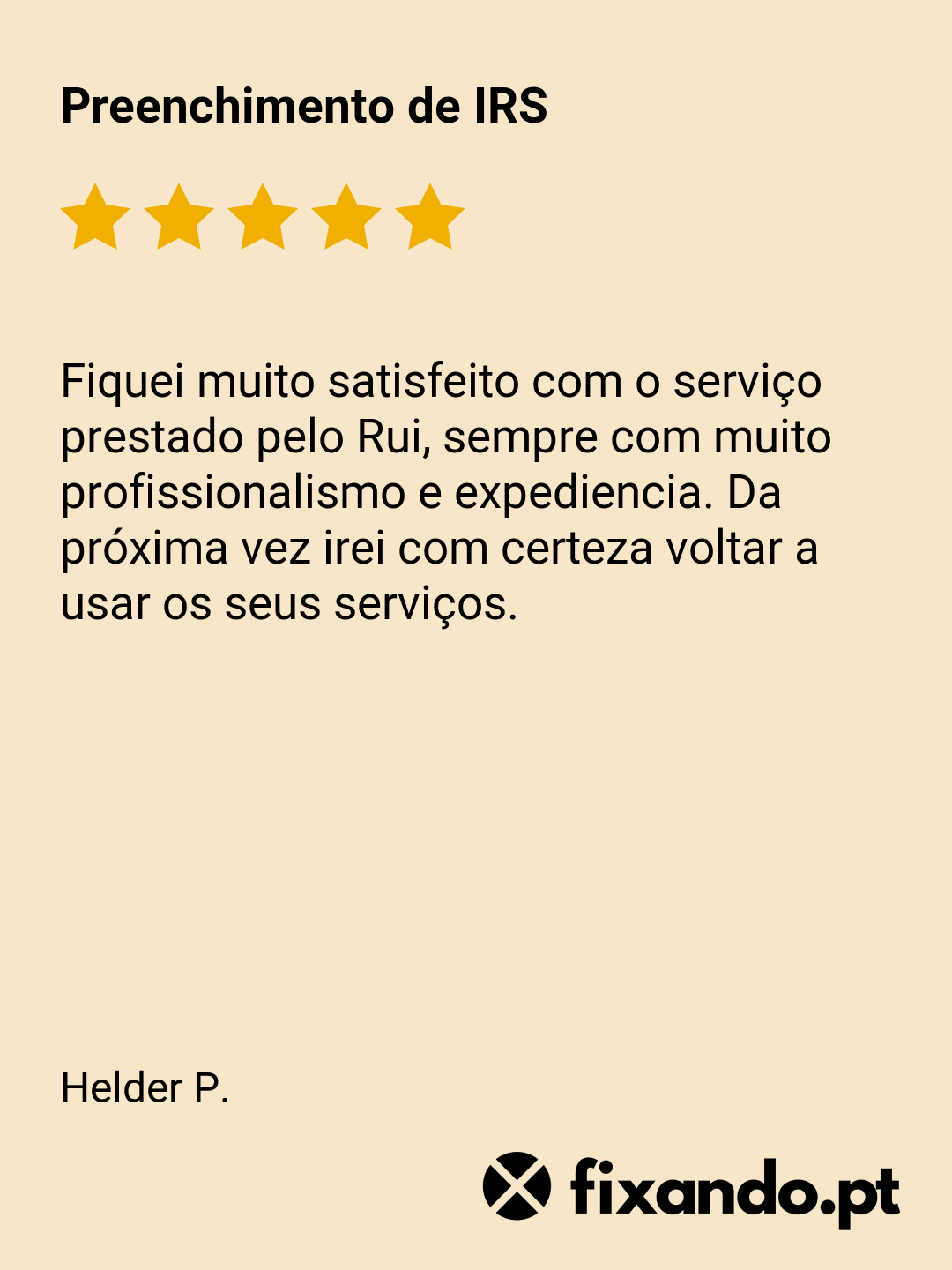 Rui Martins - Setúbal - Preparação de Declarações de Impostos