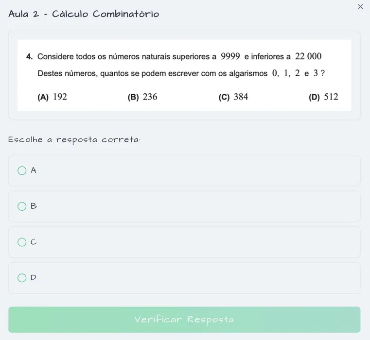 Matemática A — Programa Completo até ao Exame Nacional - Porto - Abiturvorbereitung