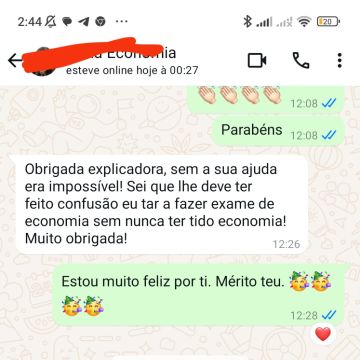 Explicações de Economia e Preparação para exame nacional - Vila Nova de Famalicão - Telemarketing e Televendas