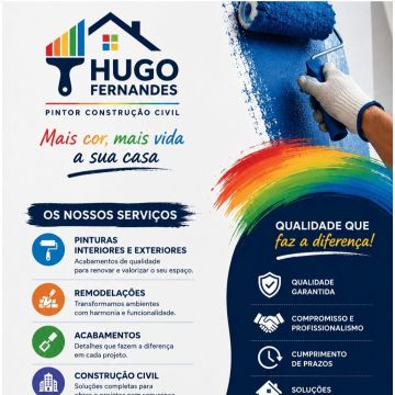 Hugo Fernandes -pintura de construção civil - Mafra - Dachbau oder -austausch