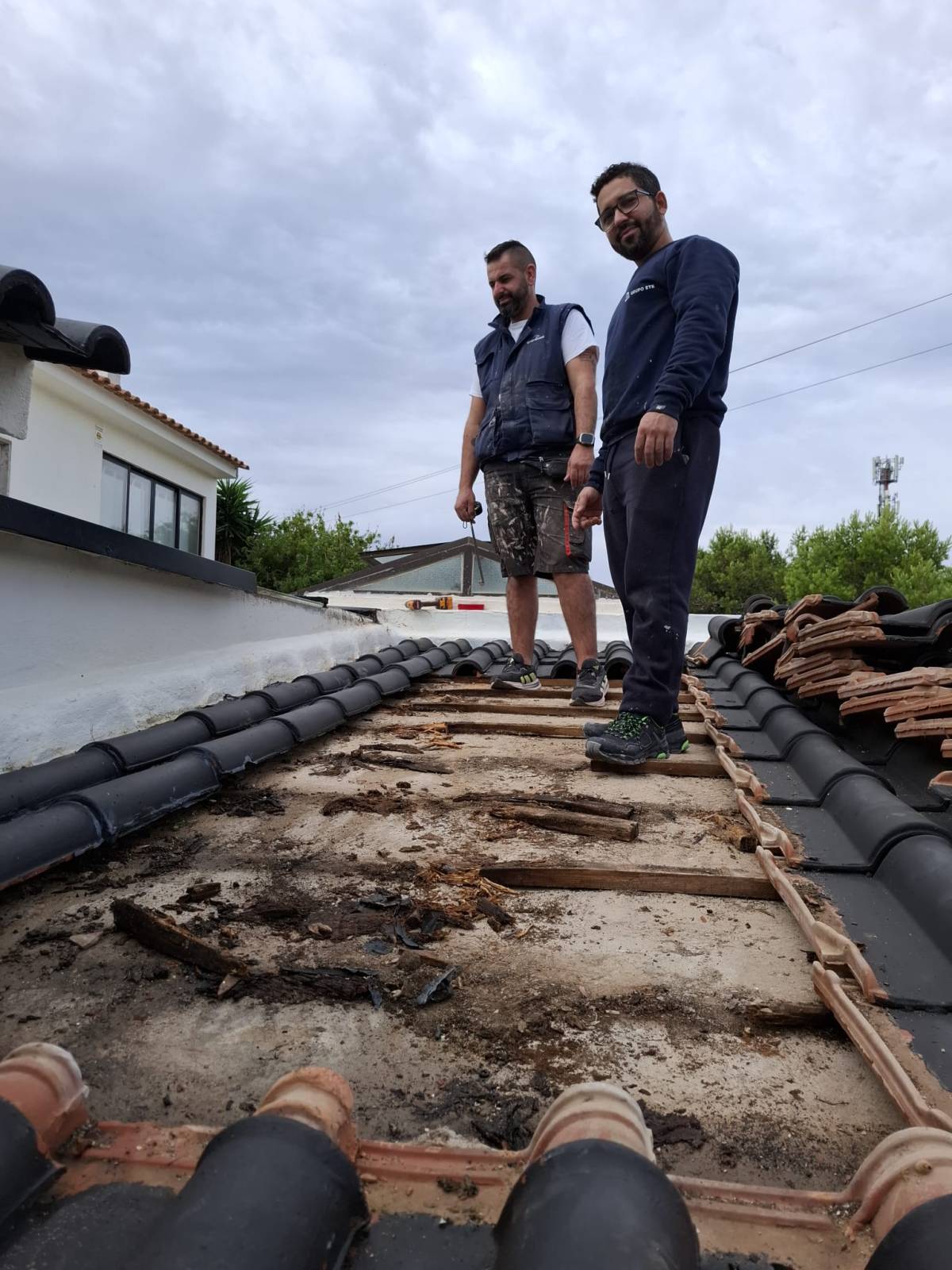 Santana - Odivelas - Construcción de Muros