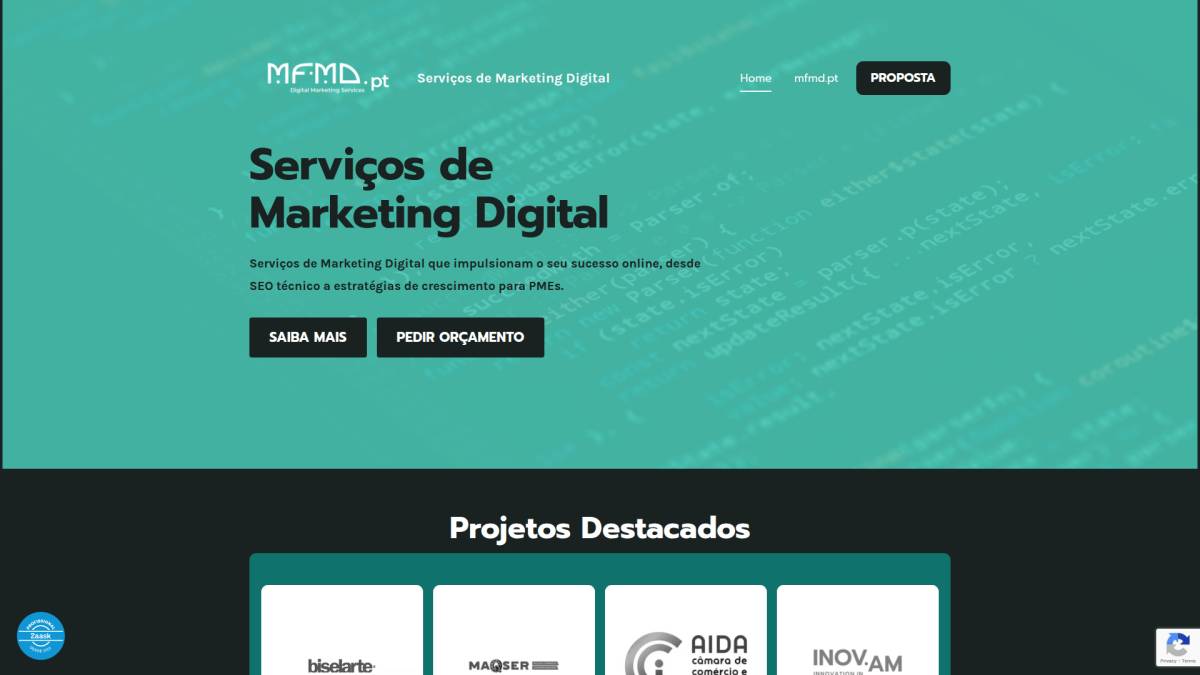 Serviços de Marketing Digital | mfmd.pt - Estarreja - Développement d’applications iOS