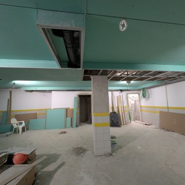 Nivel cero - Porto - Trockenbau reparieren und Oberflächenstruktur geben