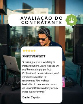 DJ Diego Moreira - Lourinhã - Wedding Planning
