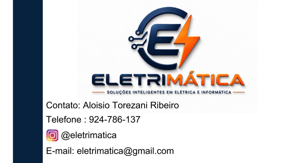Eletrimatica Serviços - Aloísio Torezani Ribeiro - Pombal - Obras em Casa