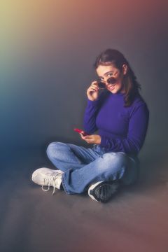 A Caneta de Luz - Maia - Fotografia de Retrato