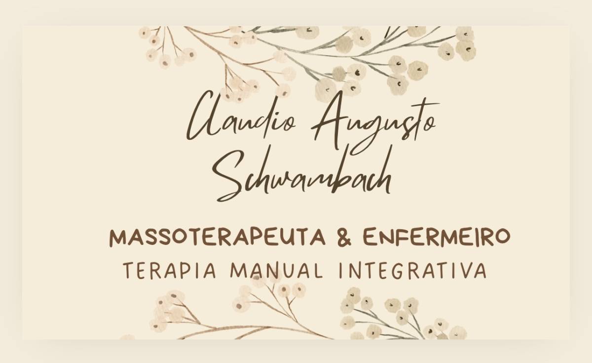 Claudio Augusto Schwambach - Amadora - Masajes para embarazadas