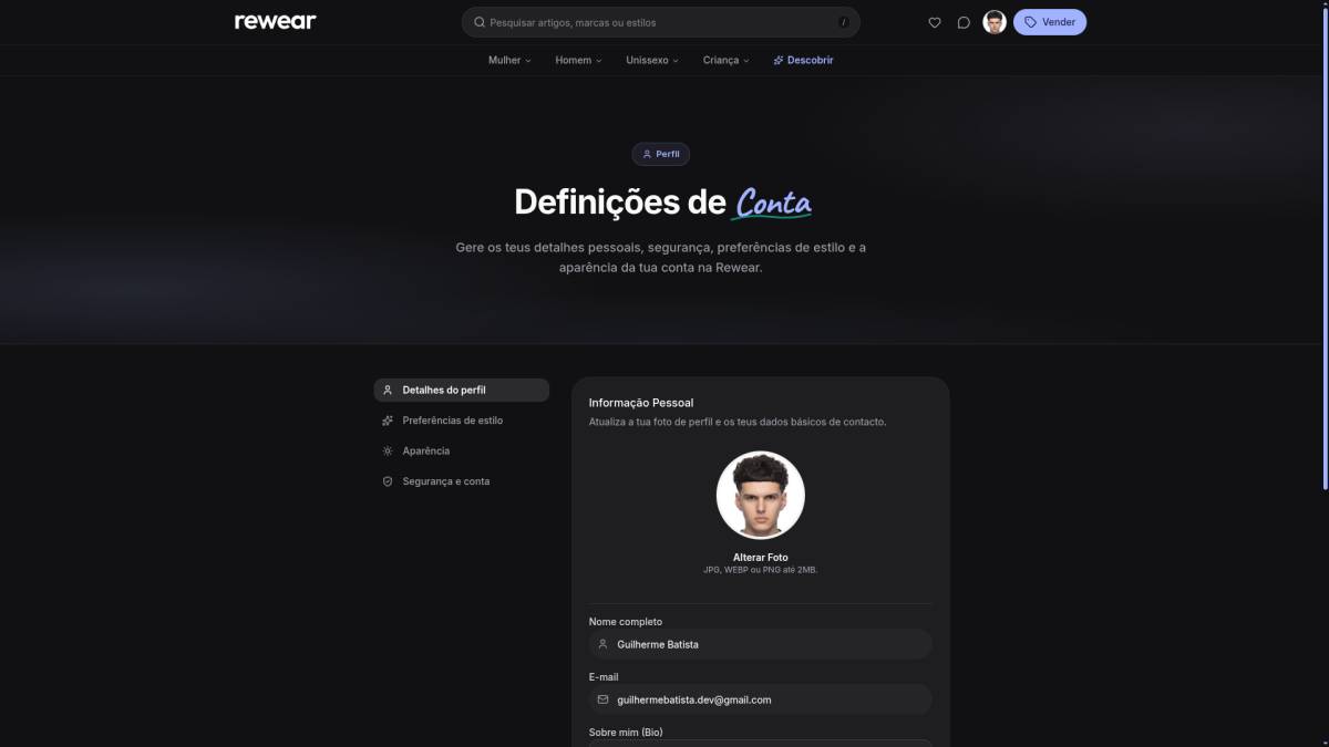 Guilherme Batista | Full-Stack Developer & UI/UX Designer - Setúbal - Desarrollador de software para móviles