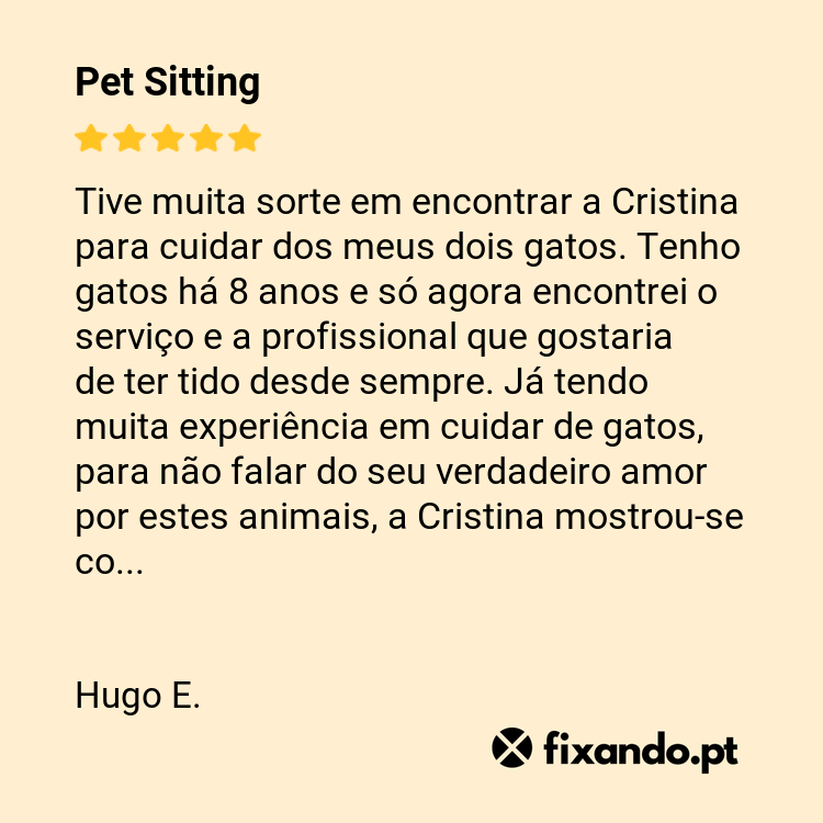 Cristina - Lisboa - Paseador de perros