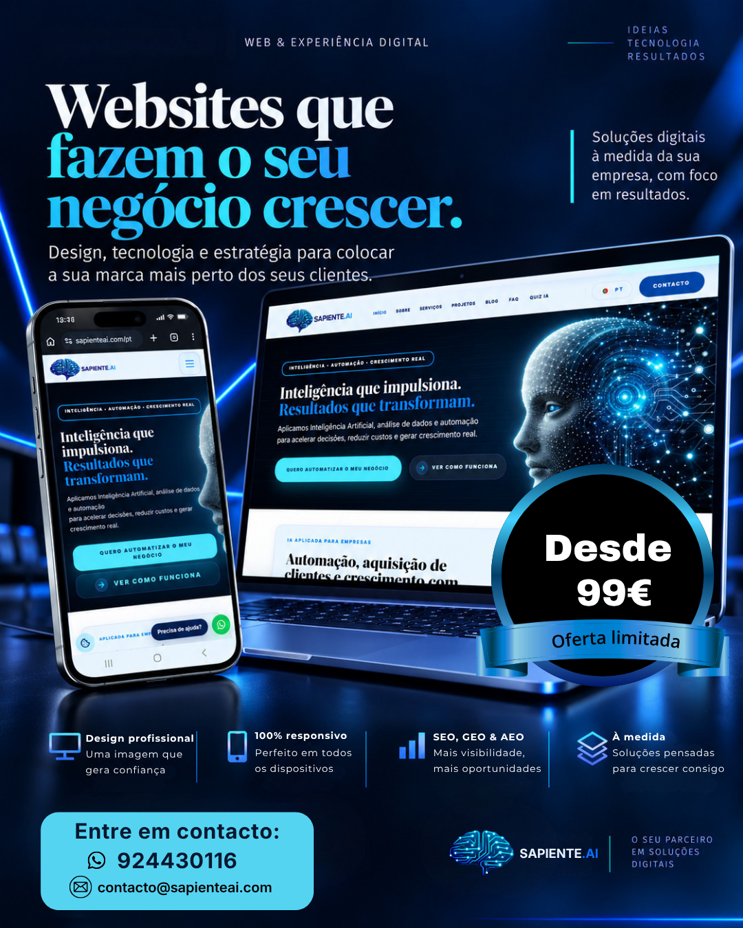 SapienteAI - São João da Madeira - Web-Design