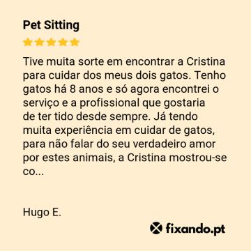 Cristina - Lisboa - Paseador de perros
