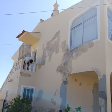 Dumex pinturas - Silves - Instalação de Cobertura de Pátio