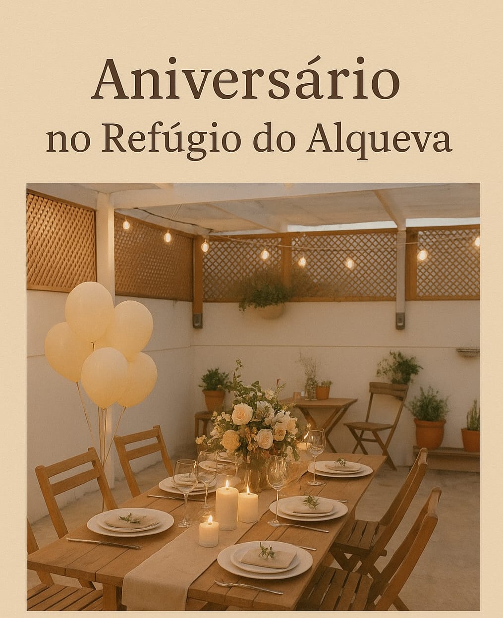Refúgio do Alqueva- Aluguer de espaço para eventos - Reguengos de Monsaraz - Catering para Eventos (Serviço Completo)
