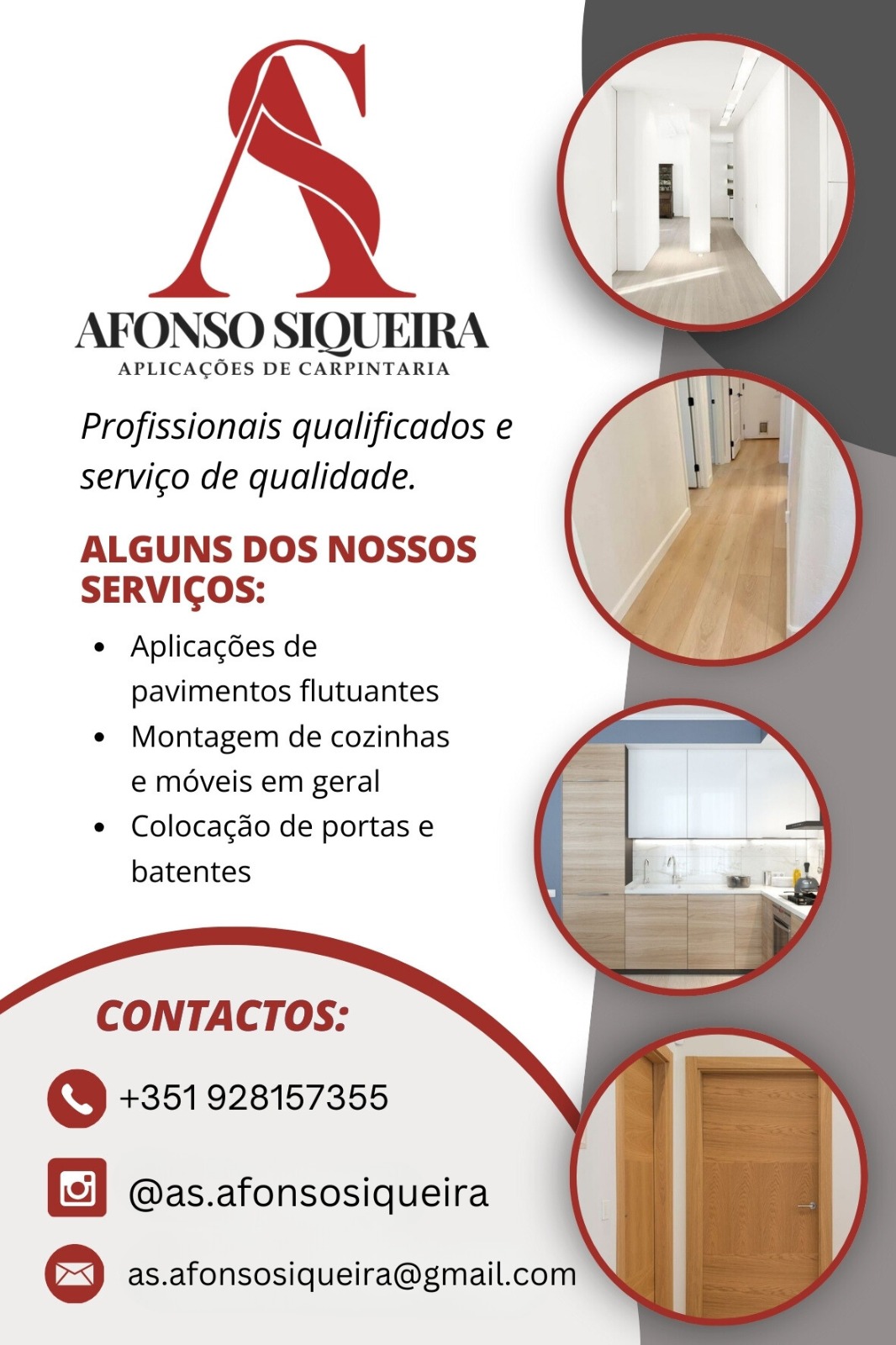 Afonso Siqueira Aplicação de Carpintaria - Batalha - Cabinet Refacing