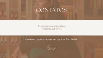 Rosana Alves - Porto - Organização da Casa