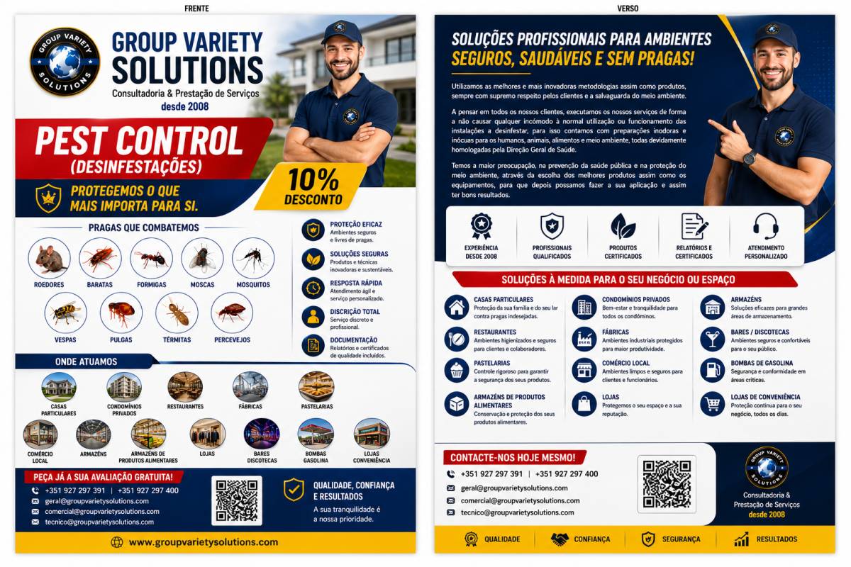 Group Variety Solutions Consultadoria & Prestação Serviços - Amadora - Bettwanzen bekämpfen