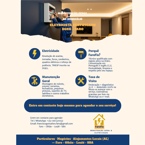 FaroFix - Faro - Instalação de Tubos de Canalização