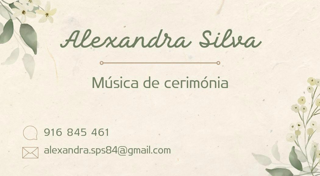 Alexandra Silva - Águeda - Musik für die Trauungszeremonie