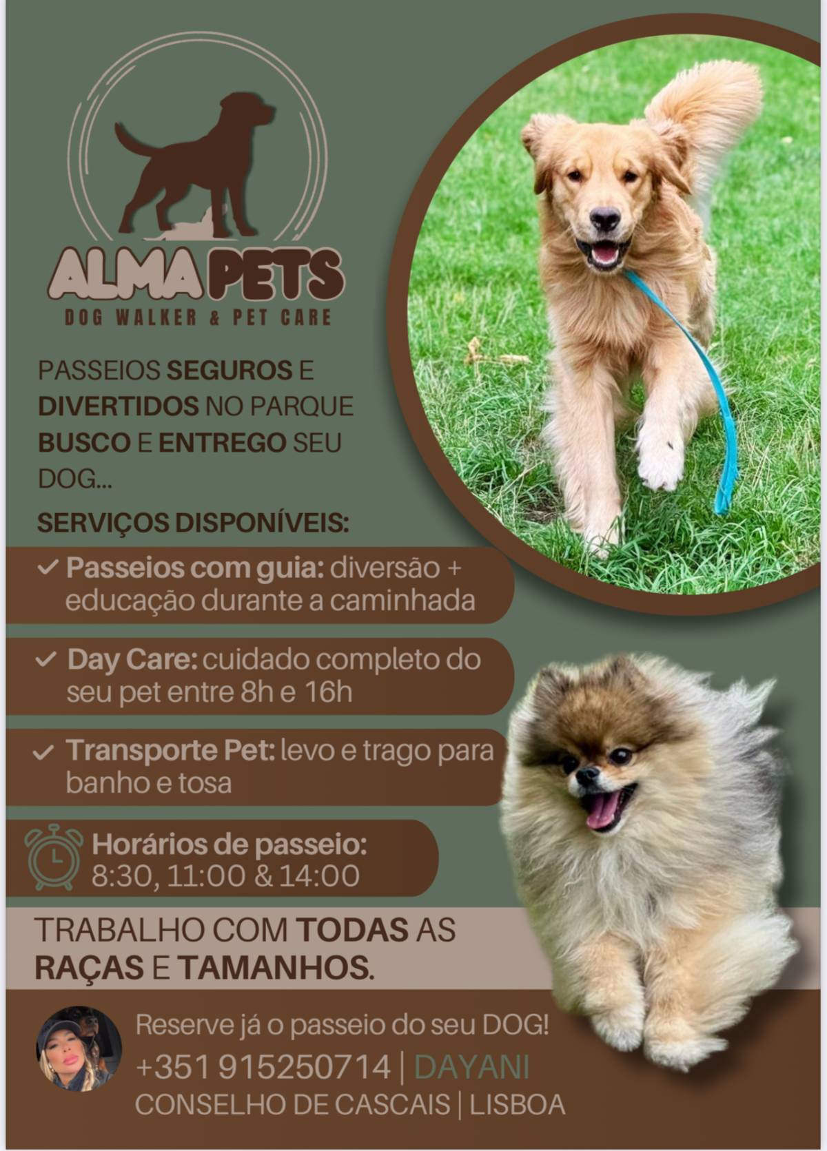 Dayani - Cascais - Promenade de chiens