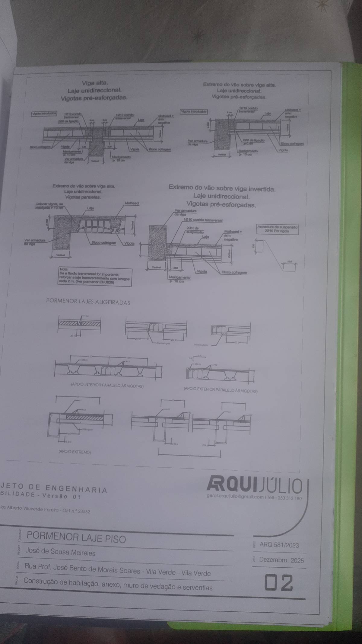 Construção de Casa Nova - Remodelações e Construção