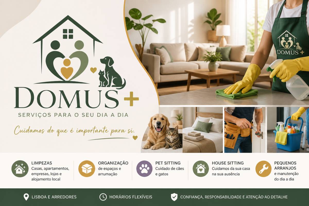 Domus+ - Lisboa - Grundreinigung oder Frühjahrsputz
