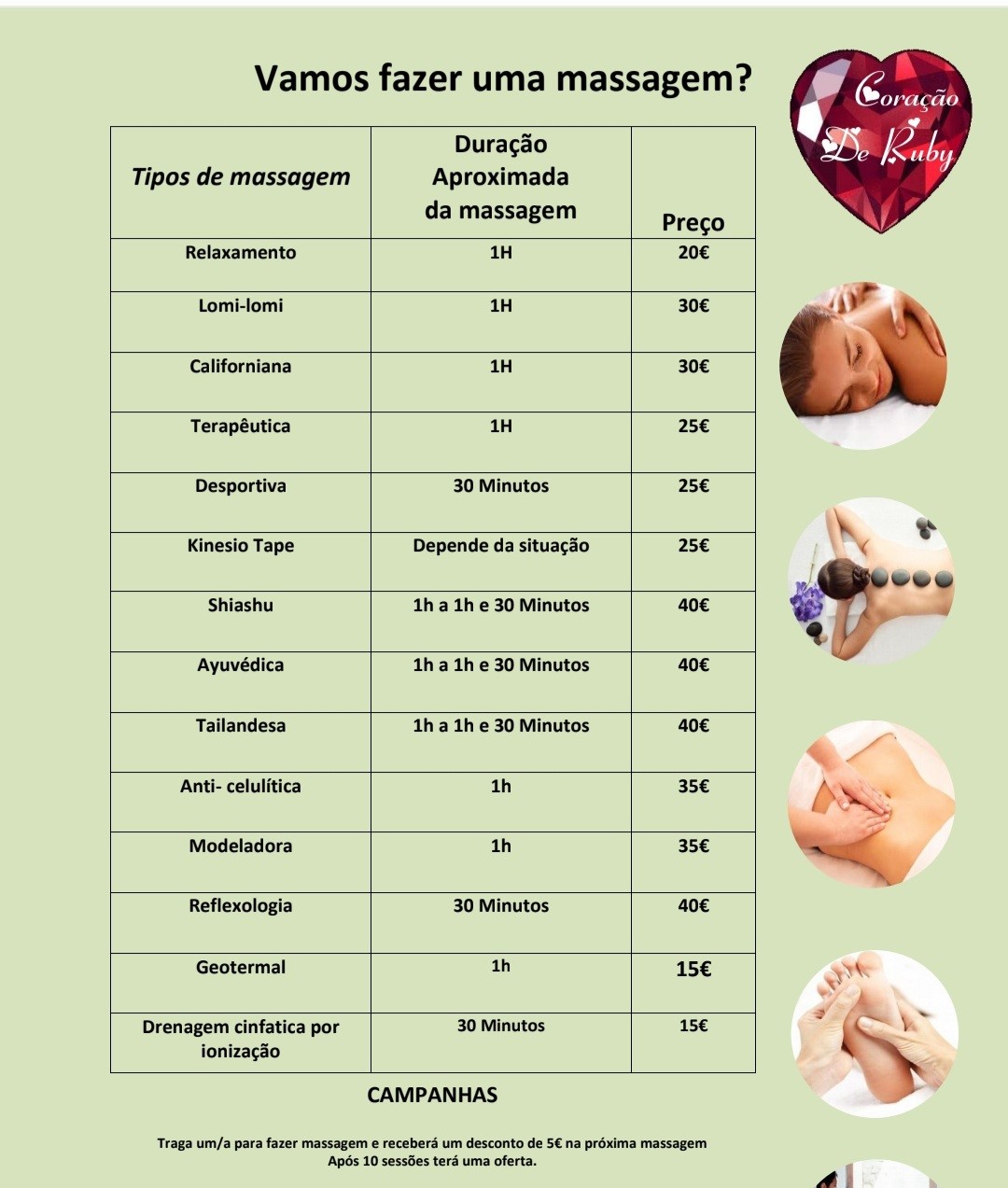 Coração de Ruby - Vila Nova de Famalicão - Pregnancy Massage