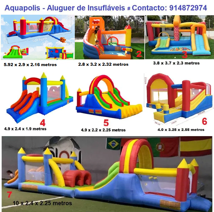 Aquapolis Aluguer Insufláveis - Montijo - Alquiler de hinchables para fiestas
