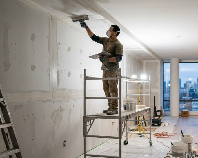 Divisão Norte - Pinturas Residenciais - Braga - Remodelação de Sótão