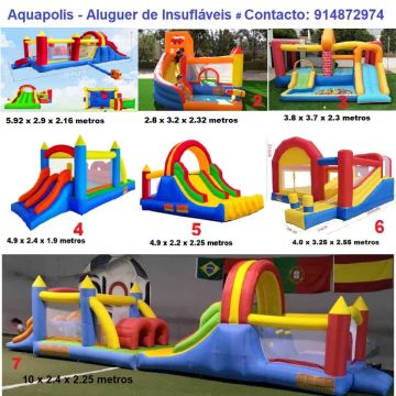 Aquapolis Aluguer Insufláveis - Montijo - Animación - Hinchables
