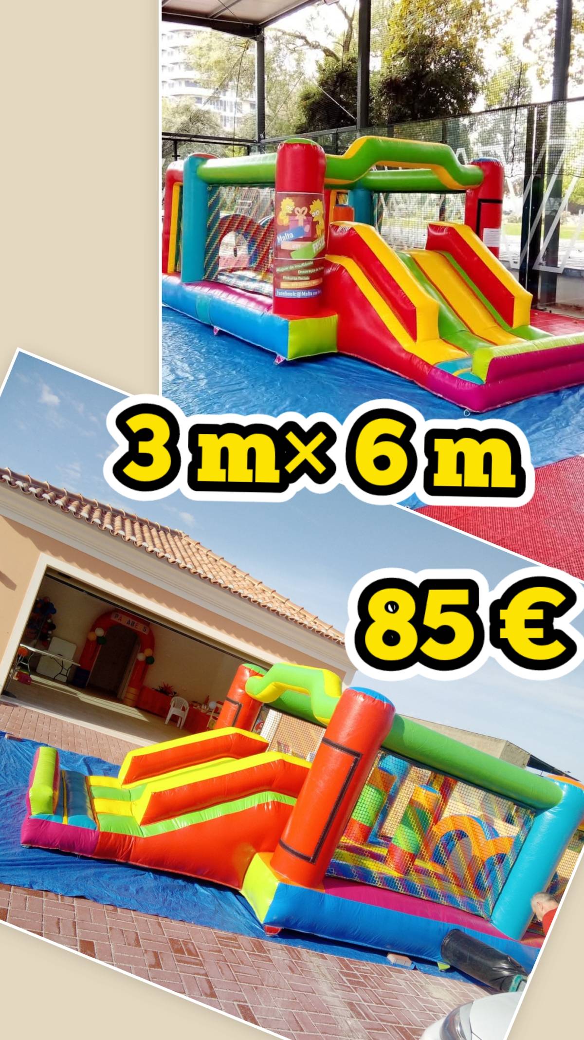 Malta em festa - Almeirim - Aufblasbare Partyartikel mieten