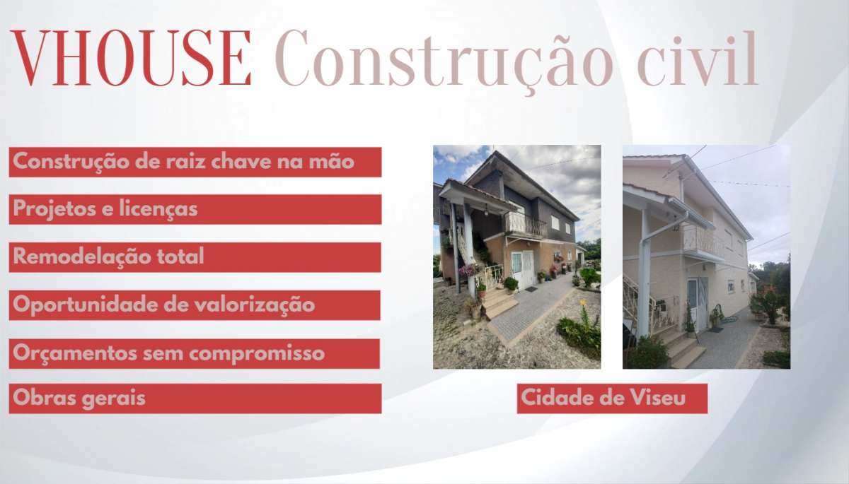 VHOUSE CONSTRUÇÃO CIVIL - São Pedro do Sul - Revestimento de Pavimento