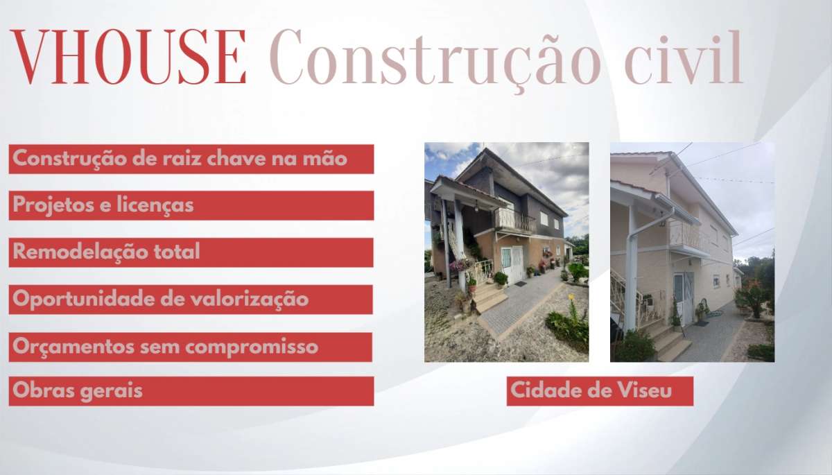 VHOUSE CONSTRUÇÃO CIVIL - São Pedro do Sul - Custom Jewelry