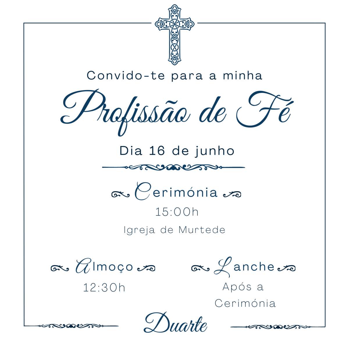 Ana Cláudia - Figueira da Foz - Convites de Casamento
