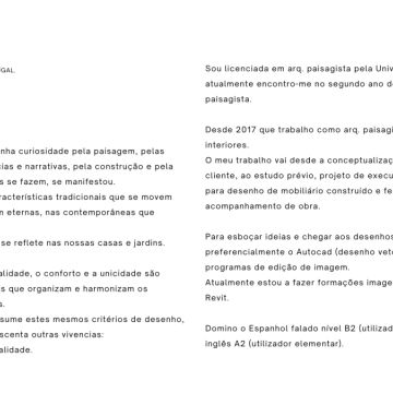 Ana Sardinha - Almada - Greenhouse Services