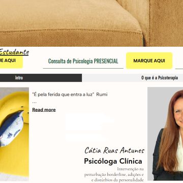Cátia Ruas Antunes I Psicóloga Clínica I Clinical Psychologist - Covilhã - Aconselhamento para Depressão