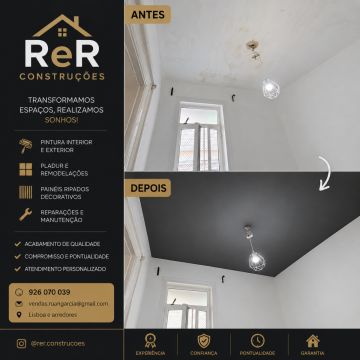 ReR construções - Loures - Pintura de Portas