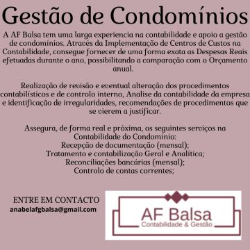 AF Balsa - Contabilidade & Gestão - Lisboa - Recruiting