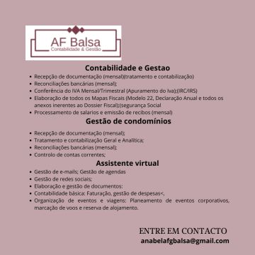 AF Balsa - Contabilidade & Gestão - Lisboa - Individual Tax Preparation