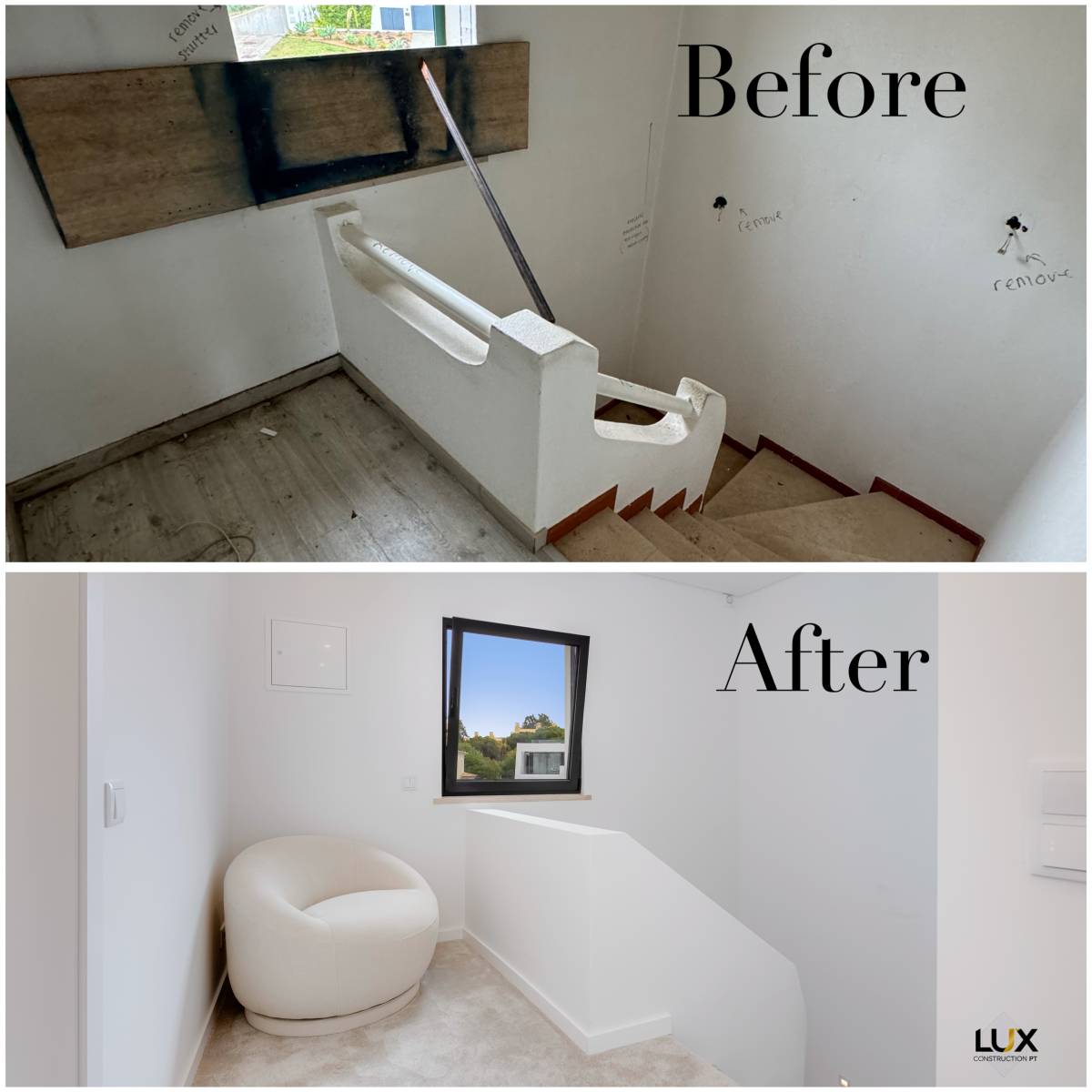 Lux Construction PT - Loulé - Adición de pared interior