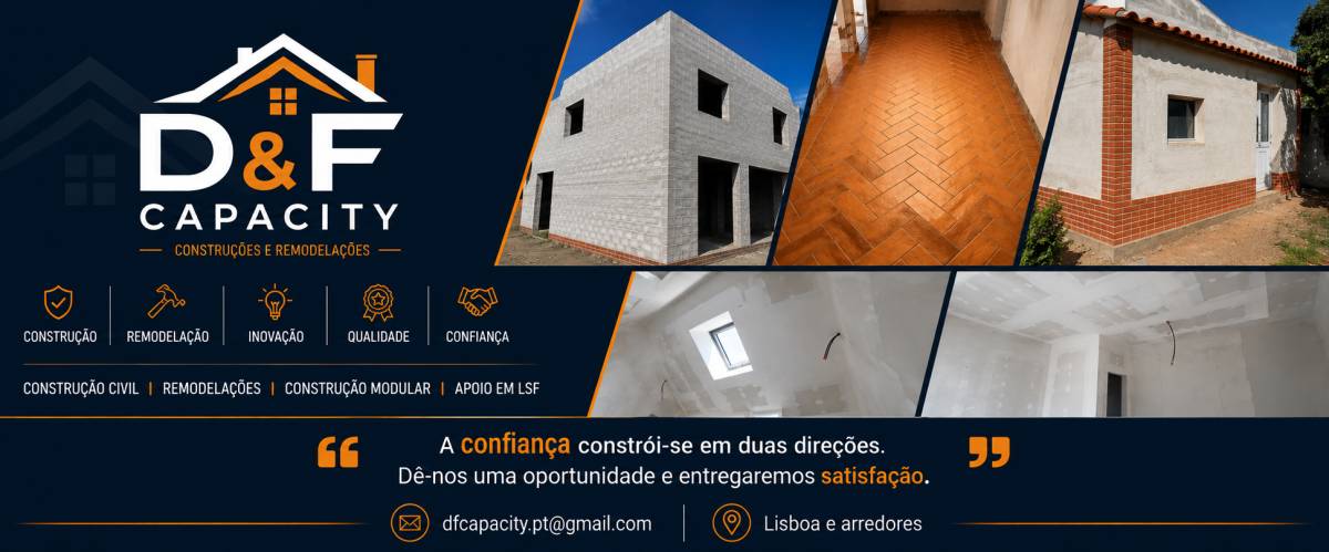 D&F CAPACITY – Construções e Remodelações - Vila Franca de Xira - Dachausbau