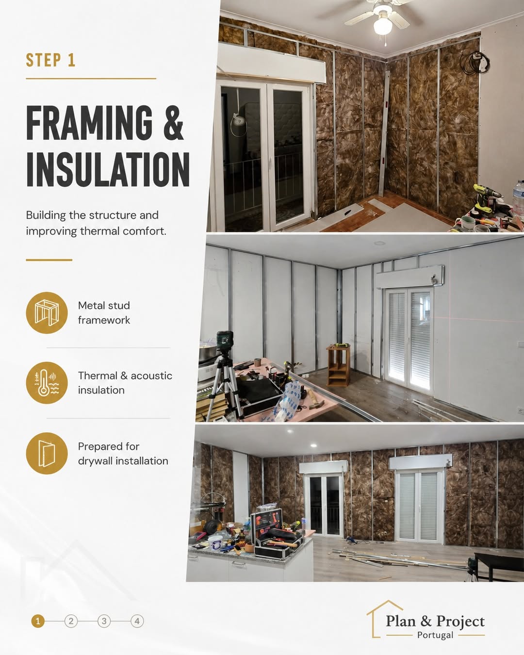 Plan & Project, Portugal - Coimbra - Stone or Tile Flooring Installation